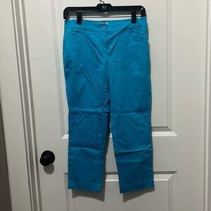 NY&C teal capris EUC